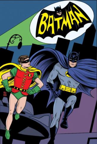 "Batman '66" uses comiXology's Guided View technology in its weekly installments. Art by Michael Allred. Image from Comic Book Resources.