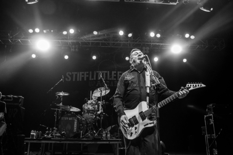 Stiff Little Fingers performing live in March 2013. Image from The Upcoming.