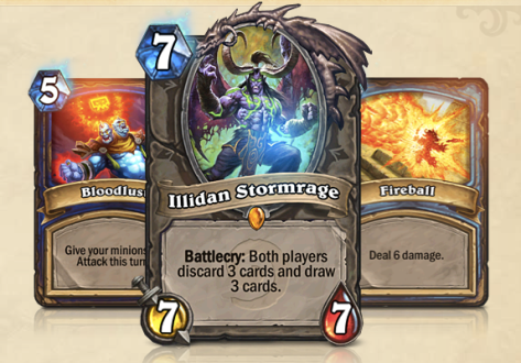 A few of the cards found in "Hearthstone: Heroes of Warcraft." Image from the "Hearthstone" official website.